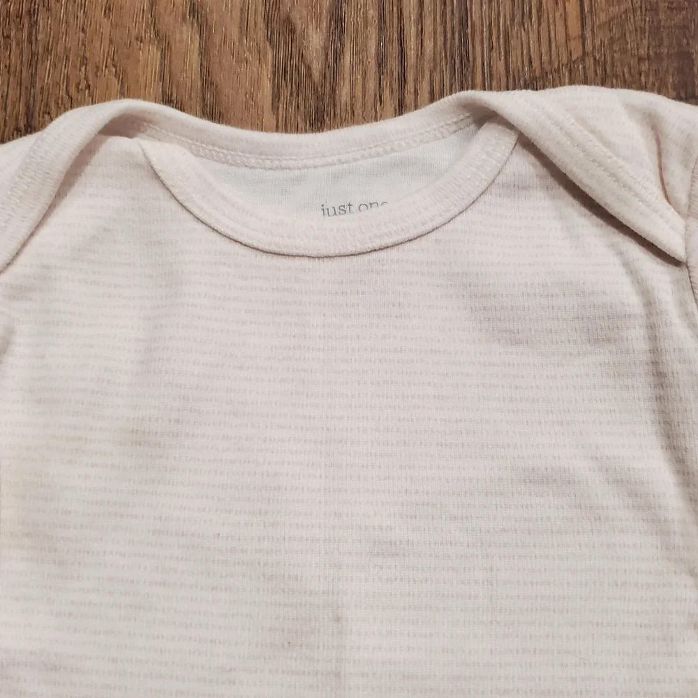 Carters Just One You Baby Girl Neutral Top Tee Shirt Leggings Pants Striped 3M